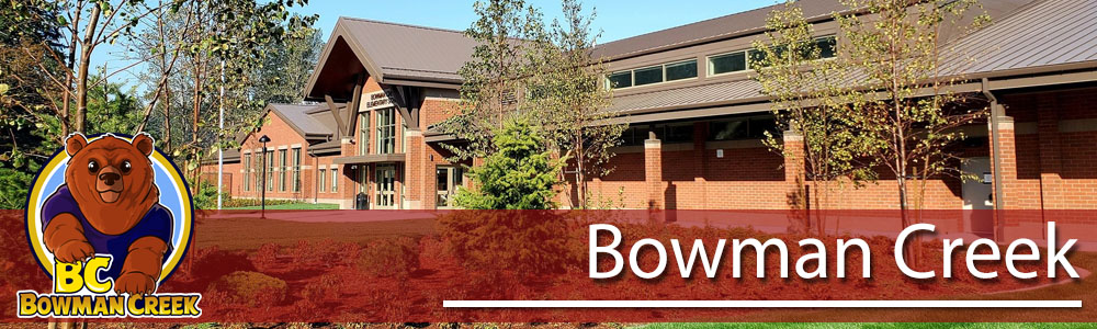 Bowman Creek front of new building - web banner. Bowman Creek front of new building - web banner.